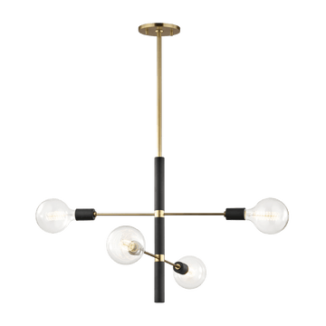 Olivia's Hudson Valley Lighting Astrid Chandelier in Aged Brass
