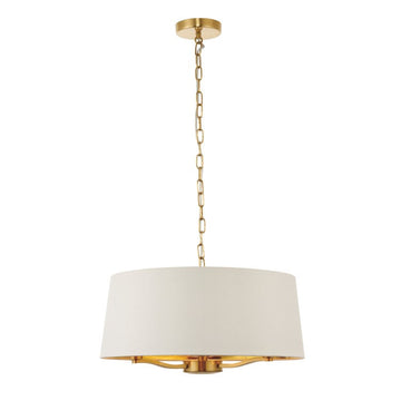 Hattie 1 Light Pendant Light - Brushed Gold