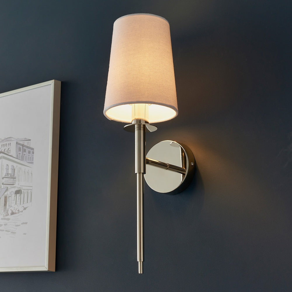 Sadie Wall Light - Nickel Endon 1