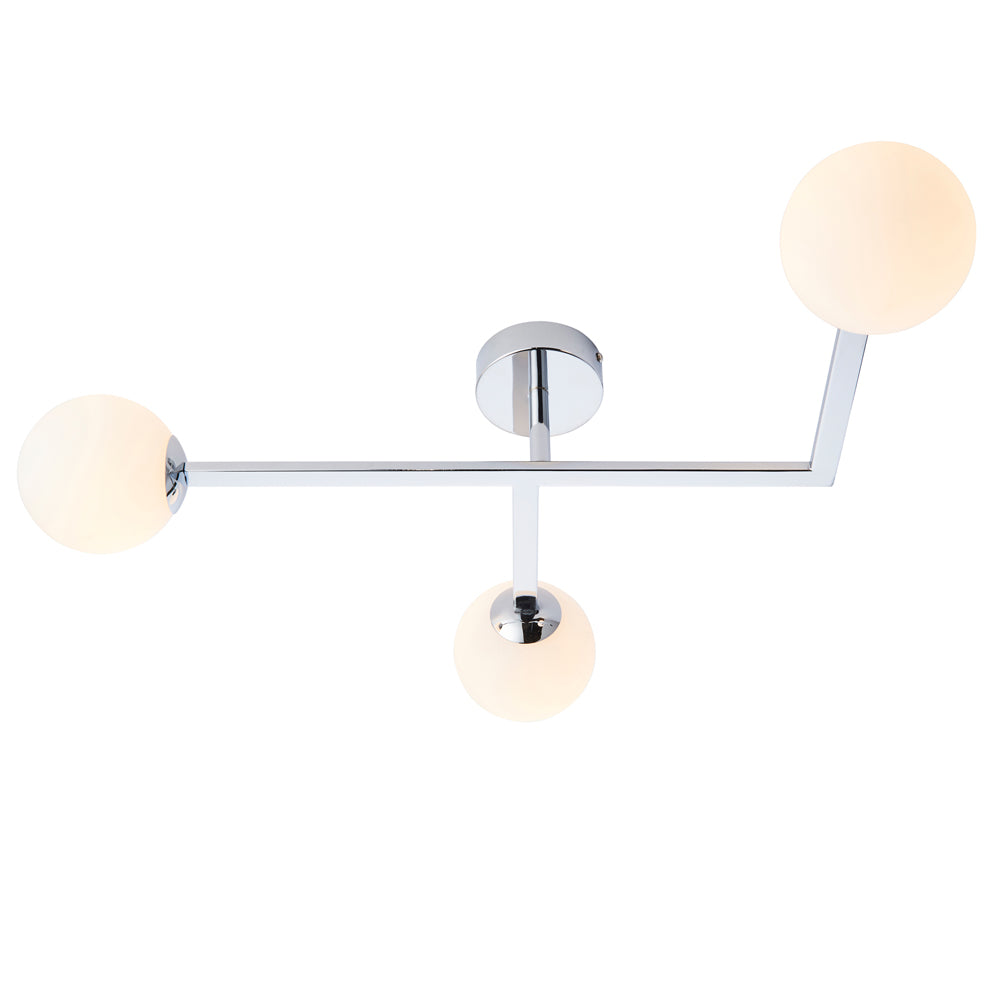 Brooklyn Bathroom 3 Ceiling Light - Chrome Endon 1