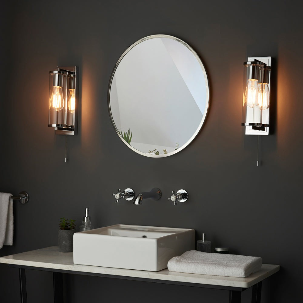 Christel Bathroom Wall Light - Chrome Endon 1