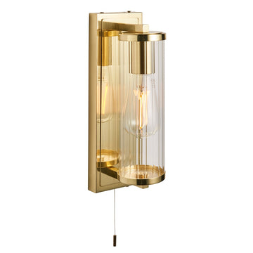 Christel Bathroom Wall Light - Brass Endon 1