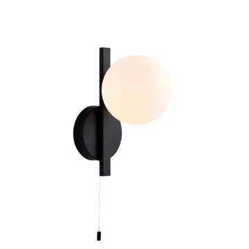 Melody Bathroom Wall Light - Black Endon 1