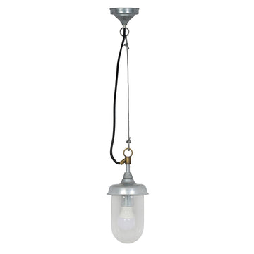 St Ives Outdoor Harbour Outdoor Pendant Light - Galvanised Steel Garden Trading 1