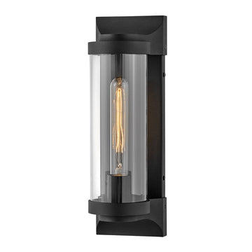 Pearson 1 Light Medium Wall Lantern - Textured Black Elstead 1
